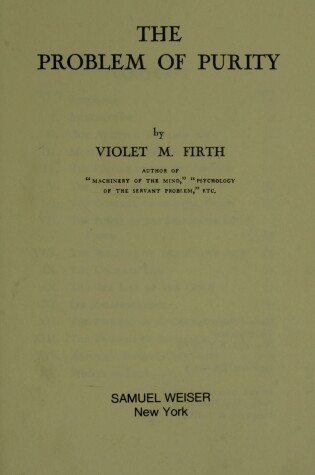 Cover of The Problem of Purity