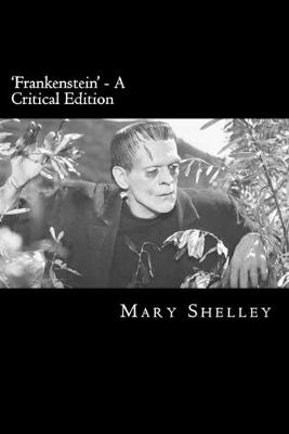 Book cover for 'Frankenstein' - A Critical Edition