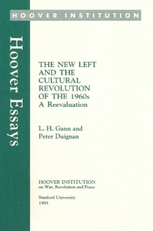 Cover of The New Left and the Cultural Revolution of the 1960s