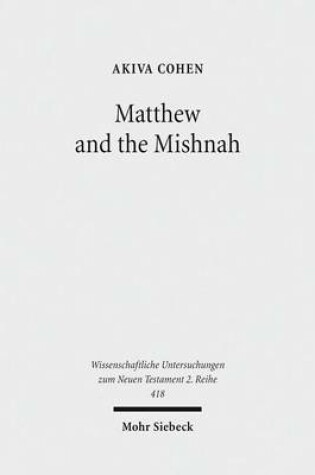 Cover of Matthew and the Mishnah