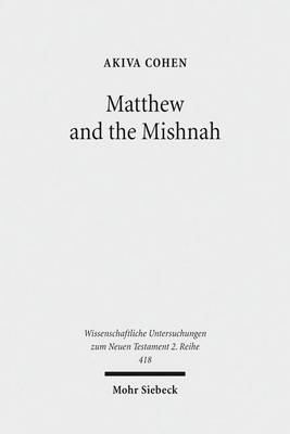 Book cover for Matthew and the Mishnah