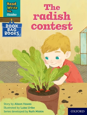 Book cover for Read Write Inc. Phonics: The radish contest (Yellow Set 5 Book Bag Book 9)