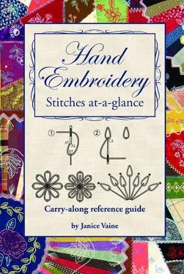 Book cover for Hand Embroidery Stitches At-A-Glance