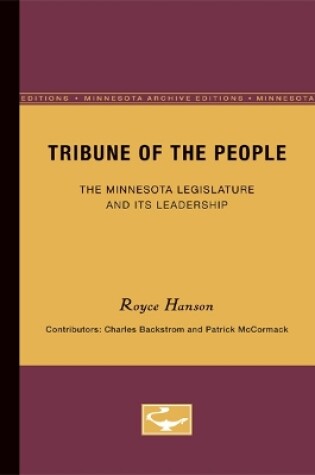 Cover of Tribune of the People