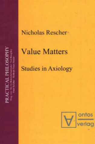 Cover of Value Matters