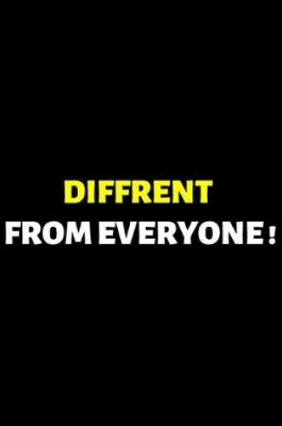 Cover of Different From Everyone