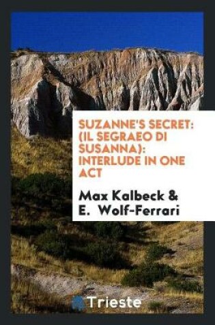 Cover of Suzanne's Secret