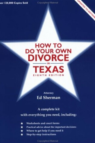 Cover of How to Do Your Own Divorce in Texas