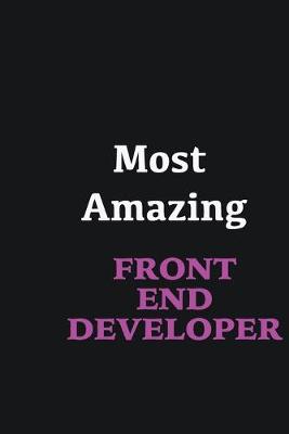 Book cover for Most Amazing Front End Developer