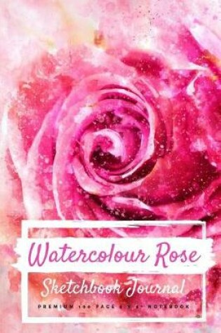 Cover of Watercolor Rose Sketchbook Journal