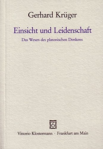 Book cover for Einsicht Und Leidenschaft