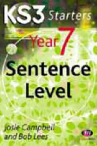 Cover of Key Stage 3 English Starters: Sentence Level