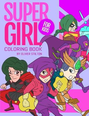 Book cover for Supergirl Coloring Book