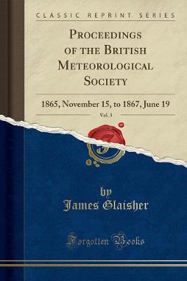 Book cover for Proceedings of the British Meteorological Society, Vol. 3