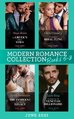 Book cover for Modern Romance June 2021 Books 5-8