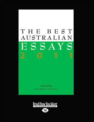 Book cover for The Best Australian Essays 2011