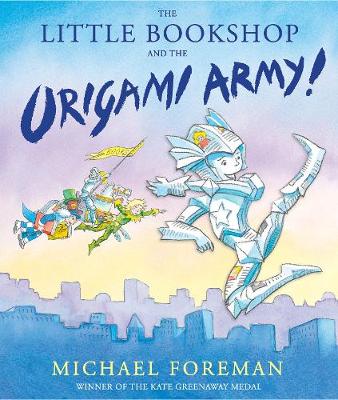 Book cover for The Little Bookshop and the Origami Army
