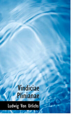 Cover of Vindiciae Plinianae