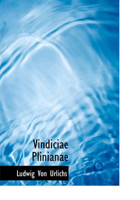 Book cover for Vindiciae Plinianae