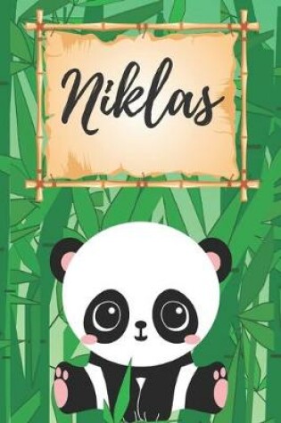 Cover of Niklas Notizbuch Panda / Malbuch / Kritzelbuch / Tagebuch / Journal / DIN A5 / Geschenke