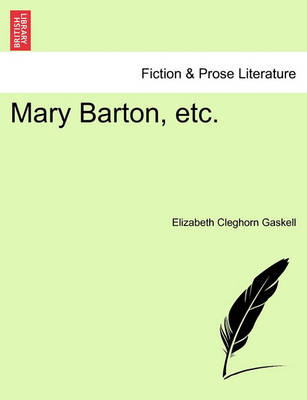 Book cover for Mary Barton, Etc.