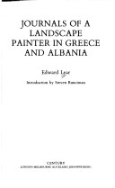 Cover of Journals of a Landscape Painter in Greece and Albania