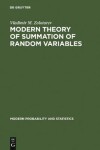 Book cover for Modern Theory of Summation of Random Variables