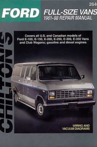 Cover of Ford Vans (61 - 88) (Chilton)