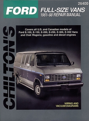 Book cover for Ford Vans (61 - 88) (Chilton)
