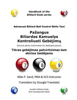 Book cover for Pazangus Biliardas Kamuolys Kontroliuoti Gebejimu Testas