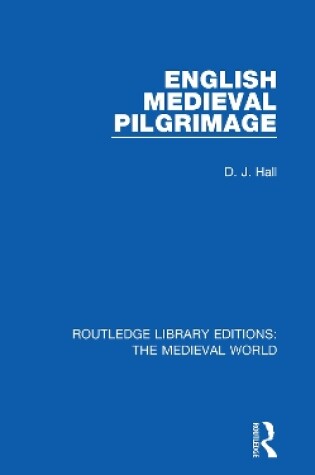 Cover of English Mediaeval Pilgrimage