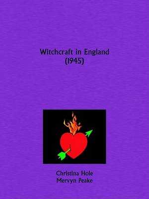 Book cover for Witchcraft in England (1945)