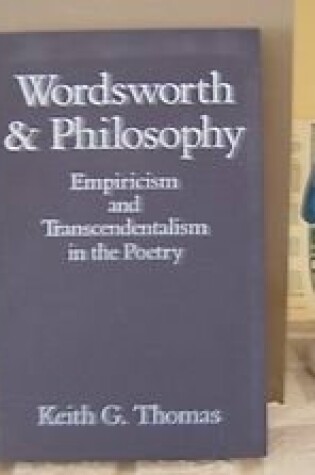 Cover of Wordsworth and Philosophy