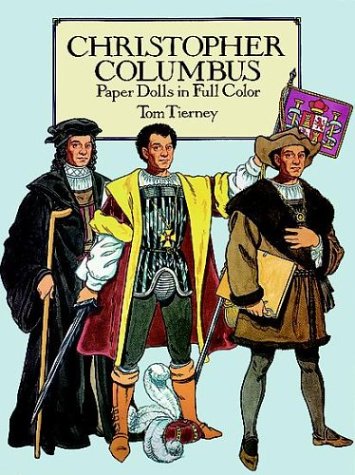 Book cover for Christopher Columbus Paper Dolls in Full Colour