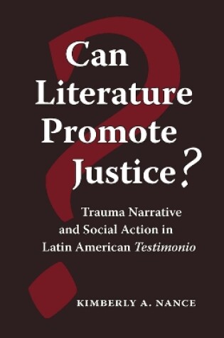 Cover of Can Literature Promote Justice?