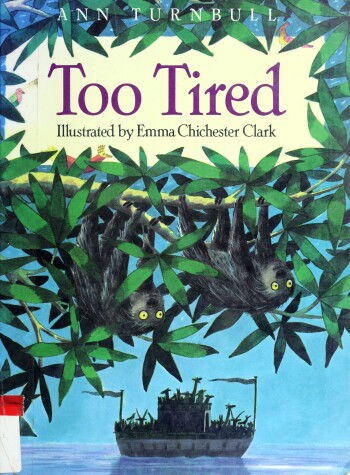 Book cover for Too Tired
