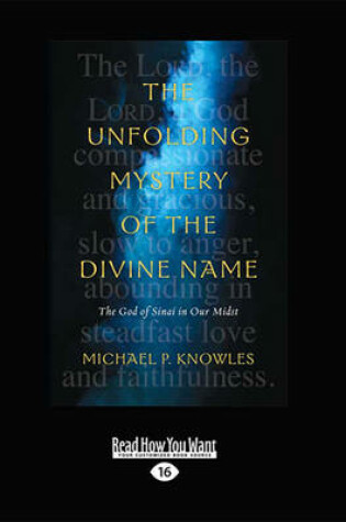 Cover of The Unfolding Mystery of the Divine Name