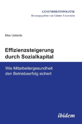 Cover of Effizienzsteigerung durch Sozialkapital