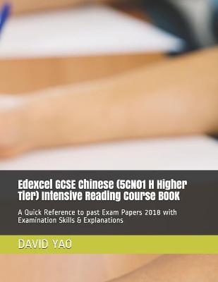 Book cover for Edexcel GCSE Chinese (5CN01 H Higher Tier) Intensive Reading Course BOOK