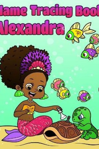 Cover of Name Tracing Book Alexandra