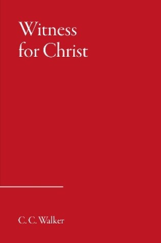 Cover of Witness for Christ