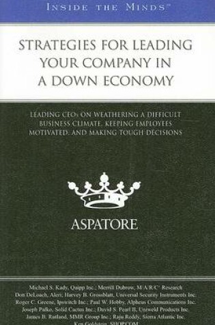 Cover of Strategies for Leading Your Company in a Down Economy