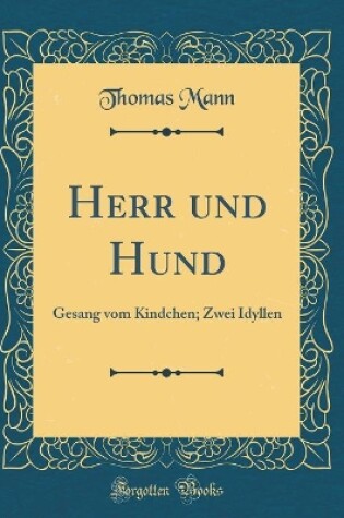 Cover of Herr Und Hund