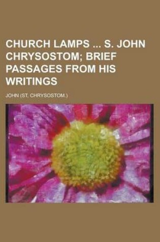 Cover of Church Lamps S. John Chrysostom