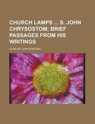 Book cover for Church Lamps S. John Chrysostom