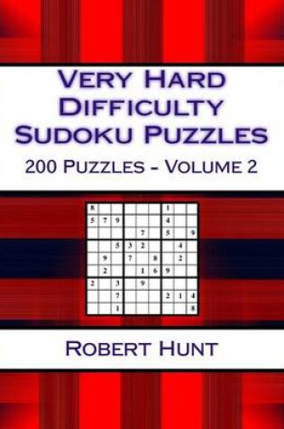 Cover of Very Hard Difficulty Sudoku Puzzles Volume 2