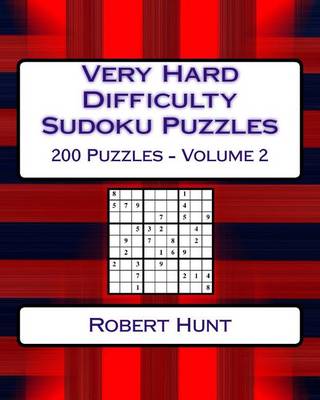 Cover of Very Hard Difficulty Sudoku Puzzles Volume 2