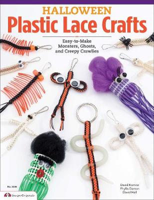 Book cover for Halloween Plastic Lace Crafts