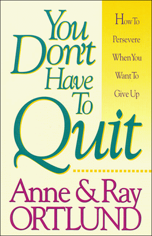 Book cover for You Don't Have to Quit