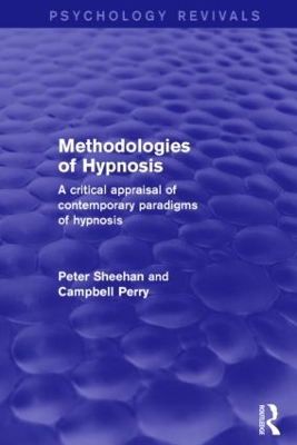 Book cover for Methodologies of Hypnosis (Psychology Revivals)